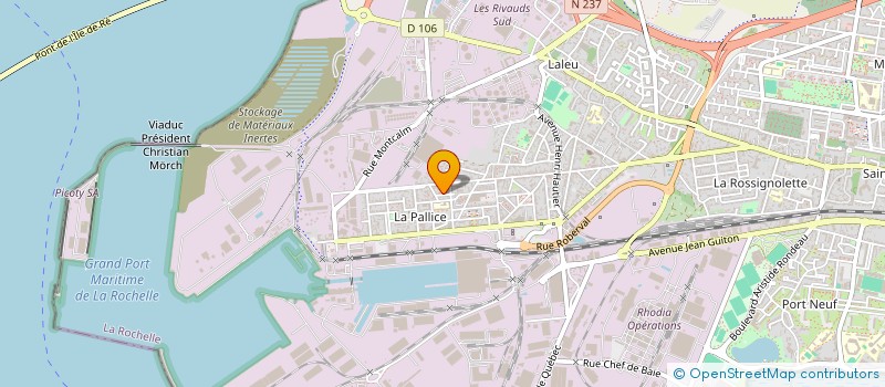 localisation de l'entreprise SCI LES PEUPLIERS  LA ROCHELLE