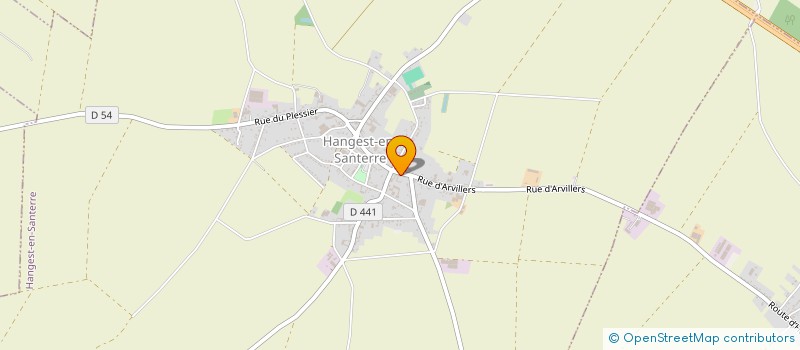 localisation de l'entreprise SCI LES PEUPLIERS  HANGEST-EN-SANTERRE