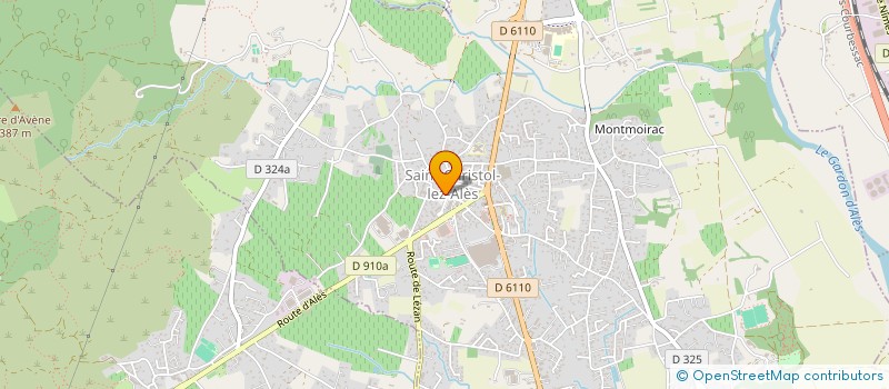 localisation de l'entreprise SCI LES PEUPLIERS à SAINT-CHRISTOL-LEZ-ALES