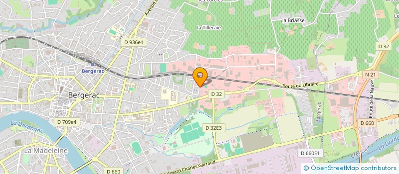 localisation de l'entreprise SCI LES PEUPLIERS à BERGERAC