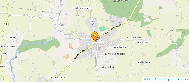 localisation de l'entreprise SCI LES PEUPLIERS à PLELO