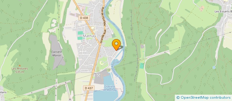 localisation de l'entreprise SCI LES PEUPLIERS  MATHAY