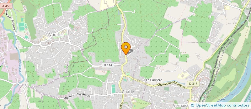 localisation de l'entreprise SCI LES PEUPLIERS  CHARLY