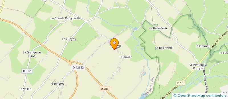 localisation de l'entreprise SCI LES PEUPLIERS  PORT-BAIL-SUR-MER