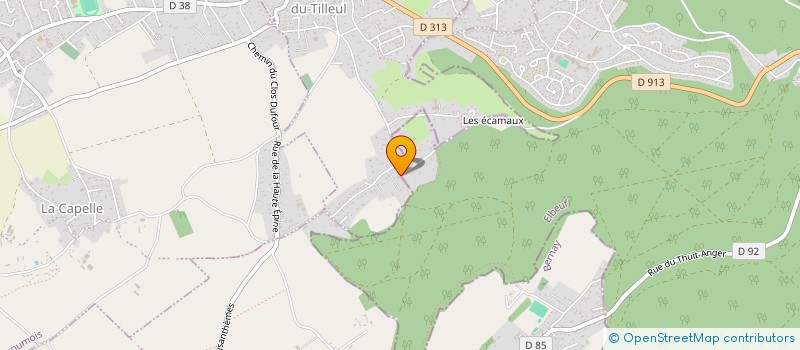 localisation de l'entreprise SCI LES PEUPLIERS DES FORIERES  SAINT-OUEN-DU-TILLEUL