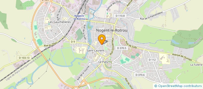 localisation de l'entreprise SCI LES PEUPLYERS à NOGENT-LE-ROTROU