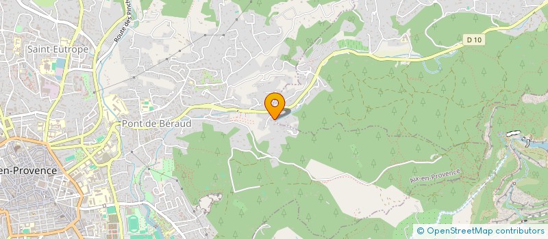 localisation de l'entreprise SCI LES PEYRIERES à AIX-EN-PROVENCE