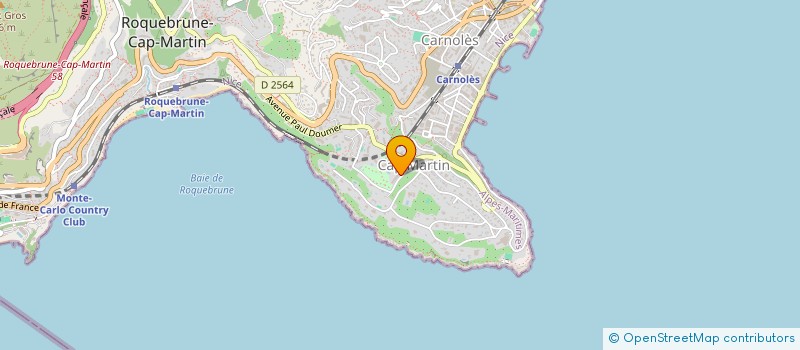 localisation de l'entreprise SCI LES PHONOLITES à ROQUEBRUNE-CAP-MARTIN