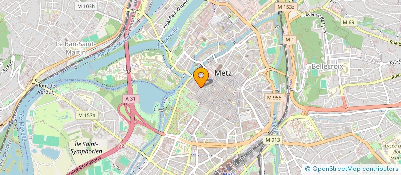 localisation de l'entreprise SCI LES PHYSALIS  METZ