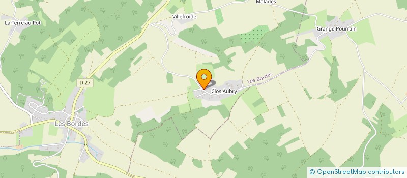 localisation de l'entreprise SCI LES PHYSALIS  LES BORDES