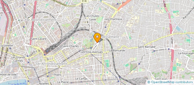 localisation de l'entreprise SCI LES PIBOULES à MARSEILLE