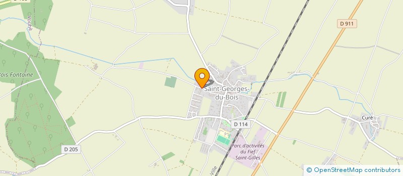 localisation de l'entreprise SCI LES PICARDES  SAINT-GEORGES-DU-BOIS