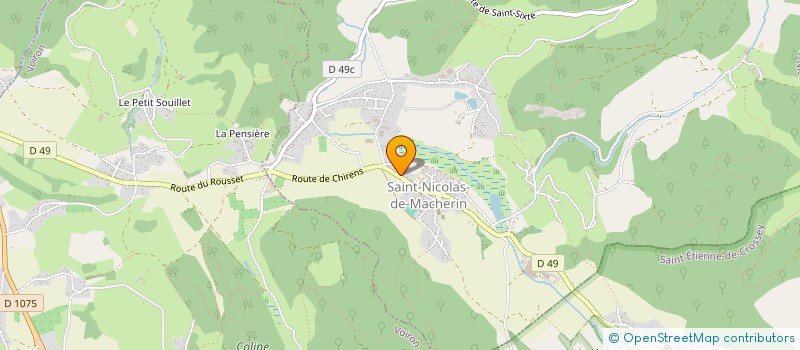 localisation de l'entreprise SCI LES PICARDS  SAINT-NICOLAS-DE-MACHERIN