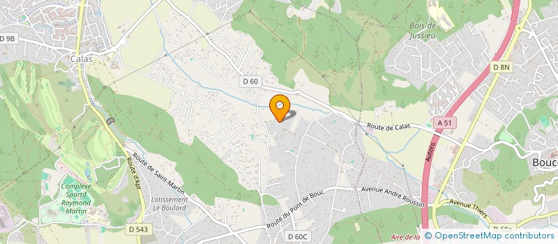 localisation de l'entreprise SCI LES PICHONS  CABRIES