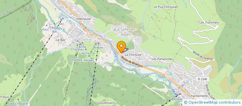localisation de l'entreprise SCI LES PICOTINS à LA SALLE-LES-ALPES