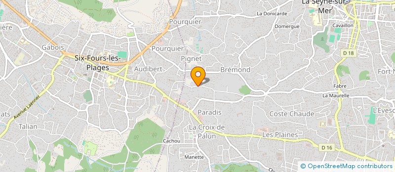 localisation de l'entreprise SCI LES PICS à LA SEYNE-SUR-MER