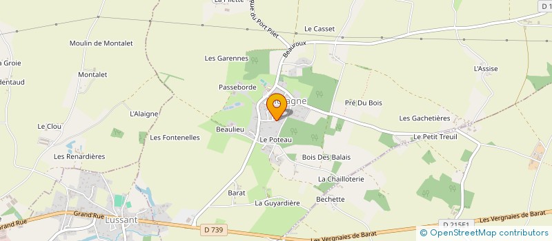 localisation de l'entreprise SCI LES PIECES DU CHATEAU  MORAGNE