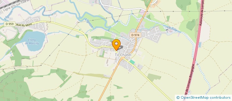 localisation de l'entreprise SCI LES PIEDS FERRES  TIL-CHATEL
