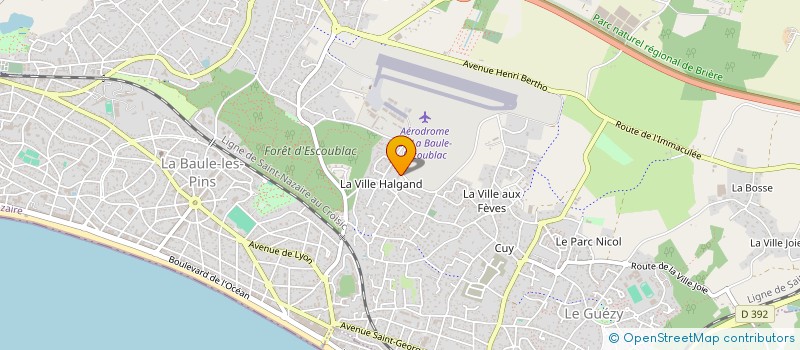 localisation de l'entreprise SCI LES PIEDS NUS DANS L'HERBE  BADEN