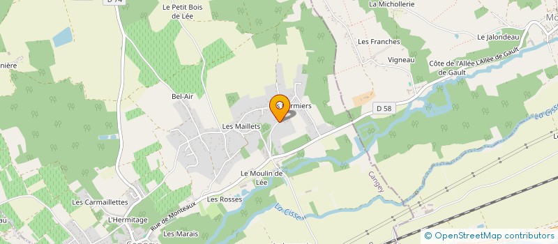 localisation de l'entreprise SCI LES PIERRE'S  CANGEY