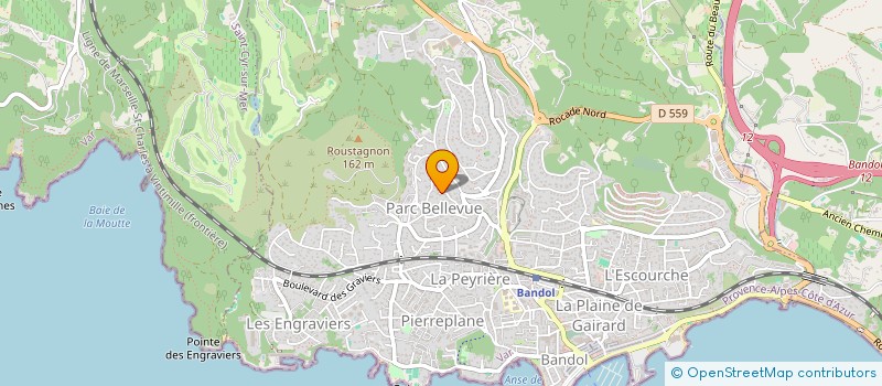 localisation de l'entreprise SCI LES PIERRES à BANDOL