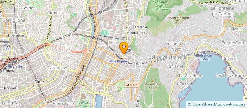 localisation de l'entreprise SCI LES PIERRES à NICE