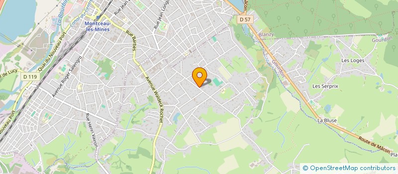 localisation de l'entreprise SCI LES PIERRES  SAINT-VALLIER