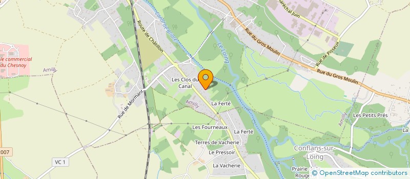 localisation de l'entreprise SCI LES PIERRES à AMILLY