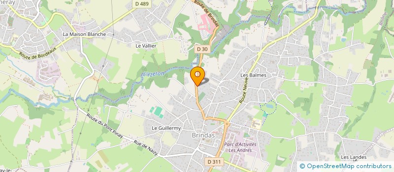 localisation de l'entreprise SCI LES PIERRES BLANCHES 2  BRINDAS