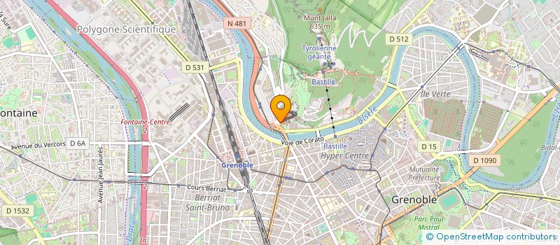 localisation de l'entreprise SCI LES PIERRES DAMEY à GRENOBLE