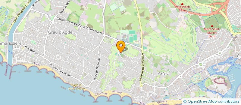 localisation de l'entreprise SCI LES PIERRES DU PETIT PIOCH  AGDE