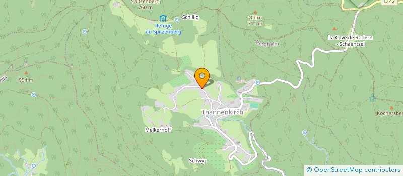 localisation de l'entreprise SCI LES PIERRES FREJEAN  THANNENKIRCH