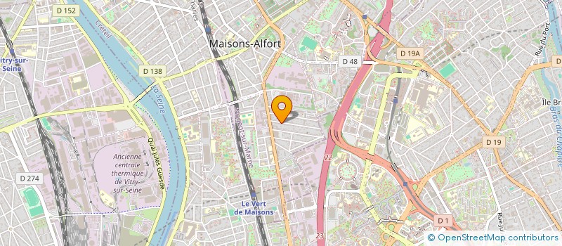 localisation de l'entreprise SCI LES PIERRES ROUGES à MAISONS-ALFORT