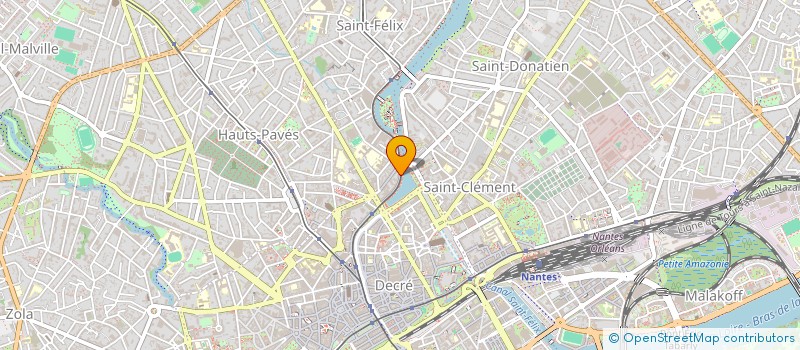 localisation de l'entreprise SCI LES PIERRES SAUVAGES  NANTES