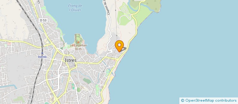 localisation de l'entreprise SCI LES PIERRES SECHES  ISTRES