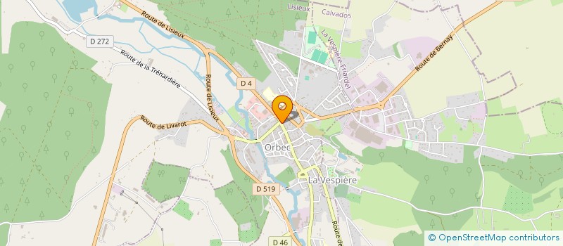 localisation de l'entreprise SCI LES PIERRETTES  ORBEC