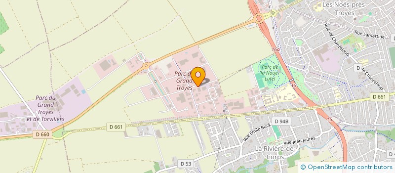 localisation de l'entreprise SCI LES PIERREUX DE LA MALLE  SAINTE-SAVINE