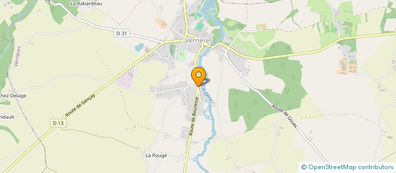 localisation de l'entreprise SCI LES PIERRIERES à VERRIERES
