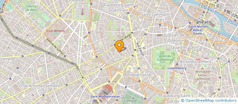 localisation de l'entreprise SCI LES PIES  PARIS