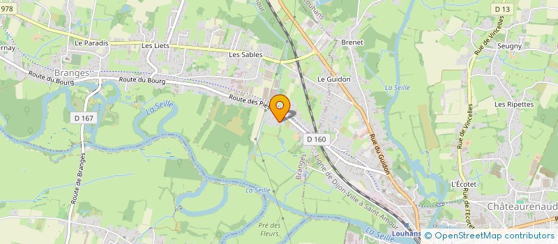 localisation de l'entreprise SCI LES PIES  BRANGES