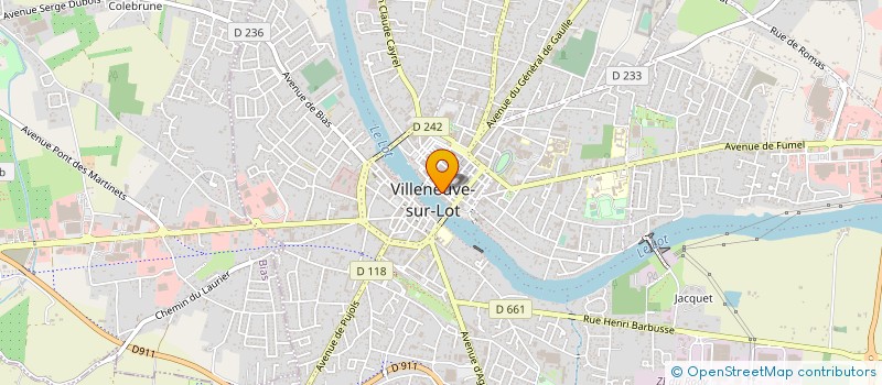 localisation de l'entreprise SCI LES PIGEONNIERS  VILLENEUVE-SUR-LOT