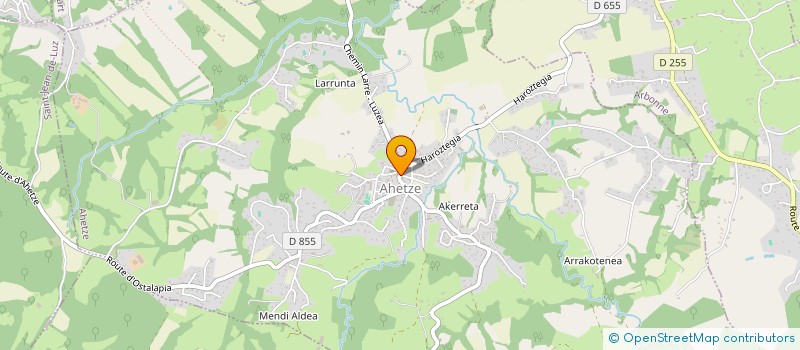 localisation de l'entreprise SCI LES PIGNES  AHETZE