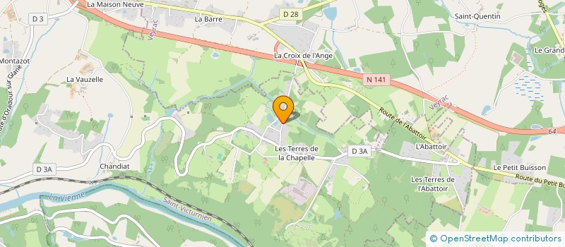 localisation de l'entreprise SCI LES PIKOUS à SAINT-VICTURNIEN