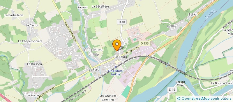 localisation de l'entreprise SCI LES PILETS  CINQ-MARS-LA-PILE