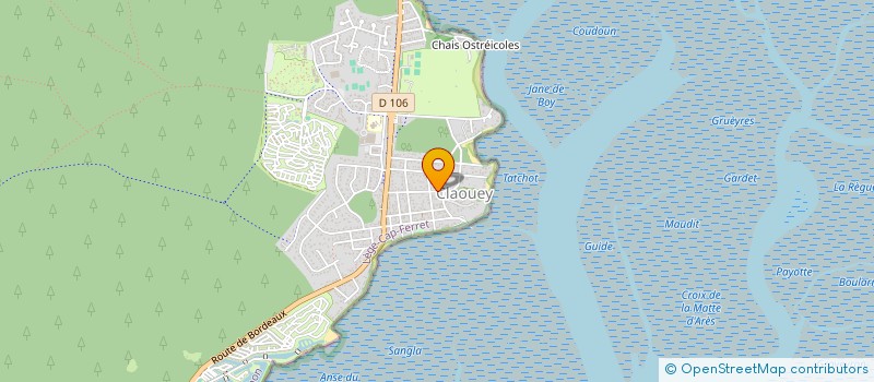 localisation de l'entreprise SCI LES PILIERS à LEGE-CAP-FERRET