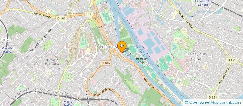 localisation de l'entreprise SCI LES PIMPIMS  LE PORT-MARLY