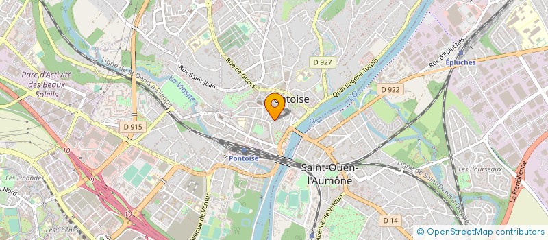 localisation de l'entreprise SCI LES PINCEVENTS  PONTOISE