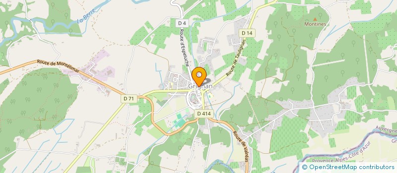 localisation de l'entreprise SCI LES PINODIERES  GRIGNAN