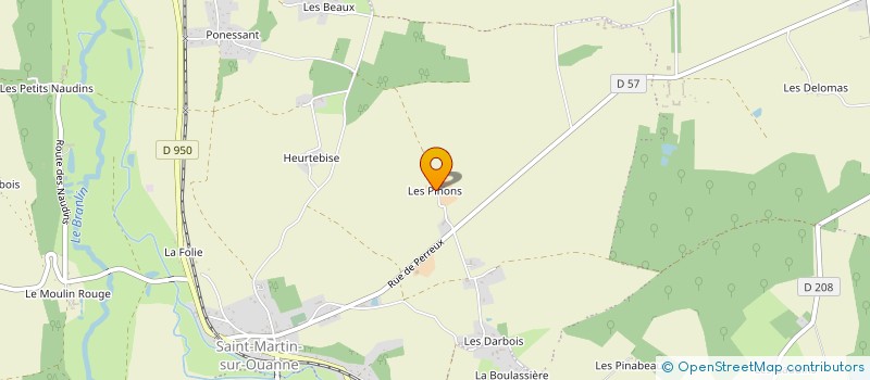 localisation de l'entreprise SCI LES PINONS DE GRANDCHAMP à CHARNY OREE DE PUISAYE