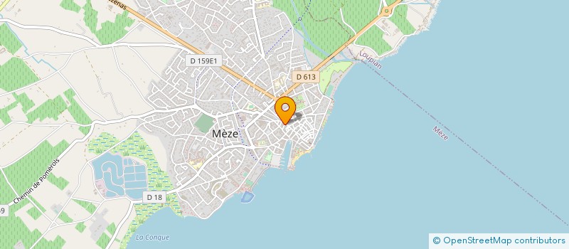 localisation de l'entreprise SCI LES PINS à MEZE